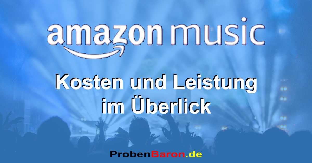 Amazon Music Unlimited Kosten